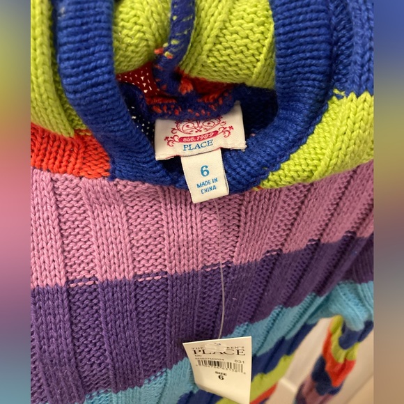 NWT children’s place sweater dress with adorable matching tights size 6 - Picture 4 of 5